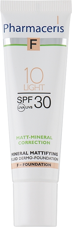 Pharmceris F Mineral Mattifying Fluid Light No1 SPF30 30ml